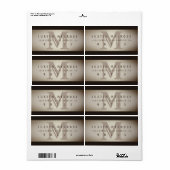 Vintages Land Western Rücksendeadresse (Vorne)