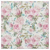 Vintages Landchic-Rosa-aquamariner Lavendel mit Stoff (Muster)