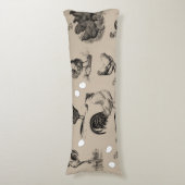 Vintages Landhühnerroster-Eiermuster Seitenschläferkissen (Vorderseite Vertikal)