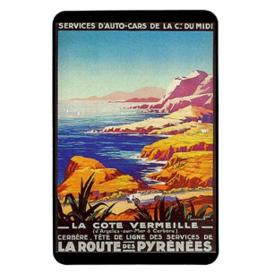 Vintages Languedoc-Rousillon, Frankreich - Magnet