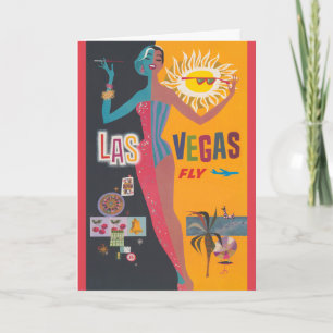 Vintages Las Vegas Gambling Travel Poster Art Karte