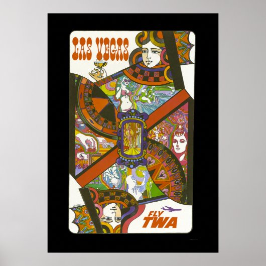 Vintages Las Vegas Travel Poster (Vorne)