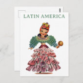 Vintages Lateinamerika Postkarte (Vorne/Hinten)