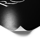 Vintages Latin Collige, Virgo, Rosas Rose Zitat Fotodruck (Ecke)