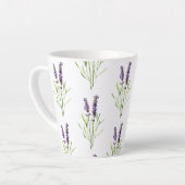 Vintages Lavendelmuster Milchtasse (Linke Ecke)