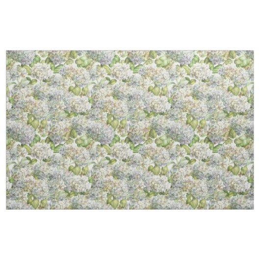 Vintages Lavender Blue Hydrangea Blumenmuster Stoff (Fat Quarter (45,7 x 55,9 cm))