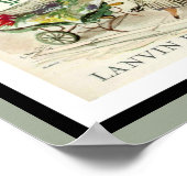 Vintages Lavin Parfums-Werbeplakat Poster (Ecke)