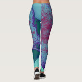 Vintages Leaf #2 Leggings (Rückseite)