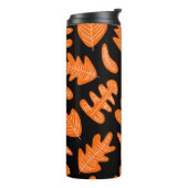 Vintages Leaf Exotic Pflanze Muster Thermosbecher (Nach links gedreht)