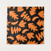 Vintages Leaf Exotic Pflanze Muster Wandteppich (Vorderseite (Horizontal))