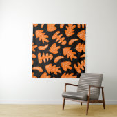 Vintages Leaf Exotic Pflanze Muster Wandteppich (Beispiel (Horizontal))