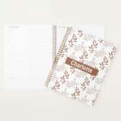 Vintages Leaf-Muster Planer (Anzeige)