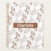 Vintages Leaf-Muster Planer (Vorderseite)