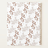 Vintages Leaf-Muster Planer (Rückseite)