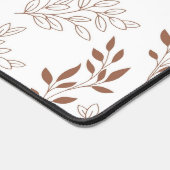 Vintages Leaf-Muster Schreibtischunterlage (Ecke)