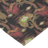 Vintages Leaping Hirschmuster Tischdecke (Schrägansicht)