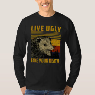Vintages Leben, hässliches Fake, dein Totengeld T-Shirt