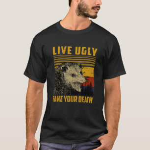 Vintages Leben, hässliches Fake, dein Totengeld T-Shirt
