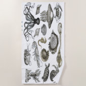 Vintages Leben in der tropischen See Strandtuch (Vorderseite)