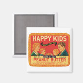 Vintages Lebensmittel für Erdnussbutter Magnet (Vorderseite/Rückseite)