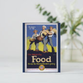 Vintages Lebensmittel-Postkarte Postkarte (Stehend Vorderseite)