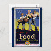 Vintages Lebensmittel-Postkarte Postkarte (Vorne/Hinten)