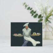 Vintages Lebensmittelgeschäft, Bäckerei mit Kondit Postkarte (Stehend Vorderseite)