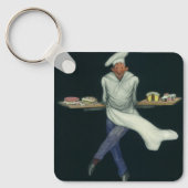 Vintages Lebensmittelgeschäft, Bäckerei mit Kondit Schlüsselanhänger (Vorderseite)