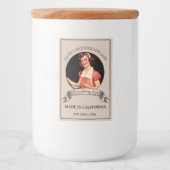 Vintages Lebensmittelkennzeichen Lebensmitteletikett (Vorderseite)