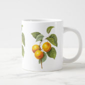 Vintages Lebensmittelobst, Apricot Peach von Redou Jumbo-Tasse (Rechts)