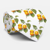 Vintages Lebensmittelobst, Apricot Peach von Redou Krawatte (Gerollt)