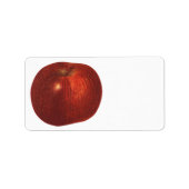 Vintages Lebensmittelobst, Bio, köstlicher Apfel Adressaufkleber (Vorne)