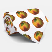 Vintages Lebensmittelobst, reife Bio Pfirsich mit Krawatte (Gerollt)