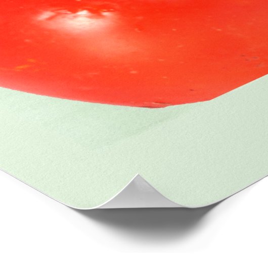 Vintages Lebensmittelplakat Poster (Ecke)