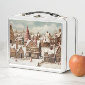 Vintages Lebkuchendorf Metall Brotdose (Beispiel)