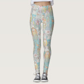 Vintages Lebkuchengebäck Leggings (Vorderseite)