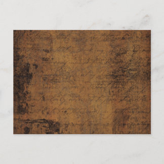 Vintages Leder Postkarte