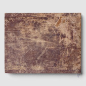 Vintages Lederdruckpfeil Gästebuch (Rückseite)