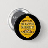 Vintages Lemon-Marmalade-Label Button (Vorne & Hinten)