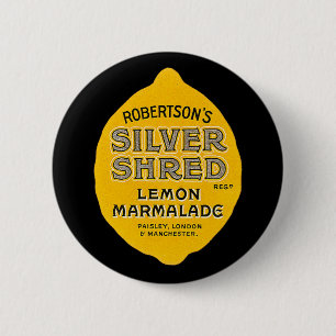 Vintages Lemon-Marmalade-Label Button