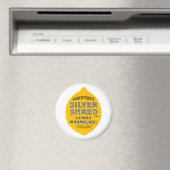Vintages Lemon-Marmalade-Label Magnet (In Situ (Geschirrspüler))