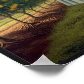 Vintages Lemon Orchard Children Poster (Ecke)