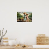 Vintages Lemon Orchard Children Poster (Küche)