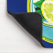 Vintages Lemon Squash Label Mousepad (Ecke)
