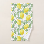 Vintages Lemon Vines Badetuch Set (Handtuch)