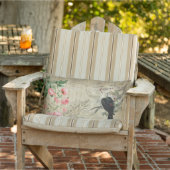 Vintages Lendenwirbel Kissen Für Draußen (Stuhl )