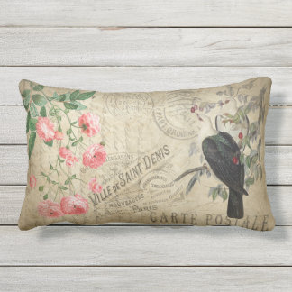 Vintages Lendenwirbel Kissen Für Draußen