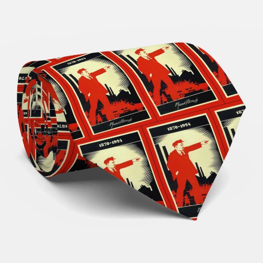 Vintages Lenin ~ UDSSR Krawatte (Gerollt)