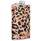 Vintages Leopard-Muster Flachmann (Rechts)