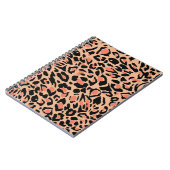 Vintages Leopard-Muster Notizblock (Linke Seite)